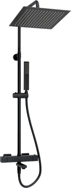 Душевая стойка Wasserkraft Abens 2000 A299.162.218.BM Thermo, с термостатом, черная Sancos — Оригинал