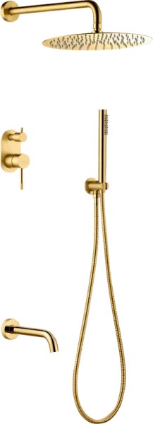 Душевой комплект Boheme Uno 464-2-G, gold Sancos — Оригинал