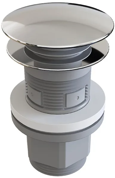 Донный клапан для раковины Aqueduto Ralo RAL0200 push-open, хром Sancos — Оригинал