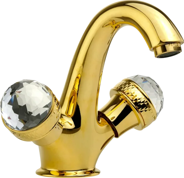 Смеситель для раковины Migliore Axo Swarovski 18510 золото Sancos — Оригинал