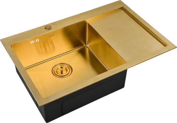 Мойка кухонная Zorg Inox PVD SZR-7851-L Bronze Sancos — Оригинал