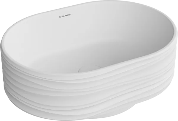Накладная раковина KERAMA MARAZZI Sabbia 50 белая матовая Sancos — Оригинал