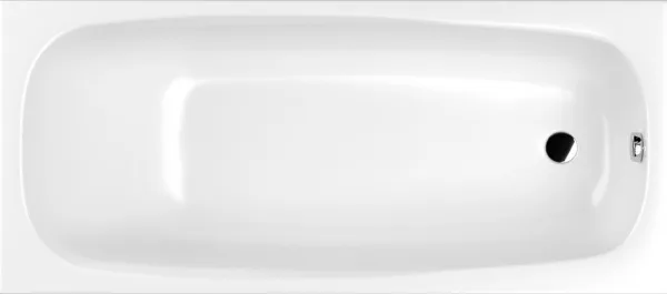 Акриловая ванна WHITECROSS Layla 170x75 см, пристенная, белая Sancos — Оригинал
