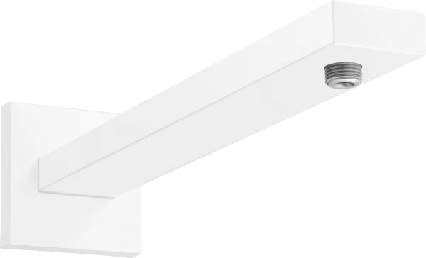 Кронштейн для верхнего душа Hansgrohe Square 27694700 38,9 см, матовый белый Sancos — Оригинал
