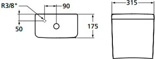Бачок для унитаза Ideal Standard Connect E797001 Sancos — официальный сайт