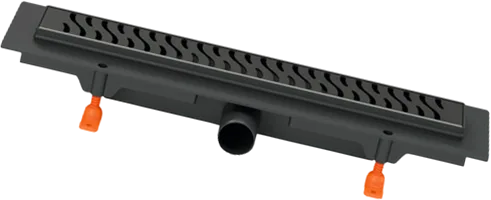 Душевой трап (лоток) MCH Chudej Harmony CH550HC, 55 см, матовый черный Sancos — официальный сайт