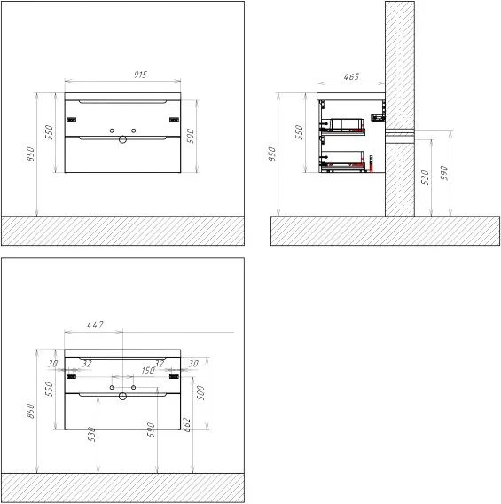 Тумба под раковину без столешницы BelBagno Etna 90 rovere moro Sancos — официальный сайт