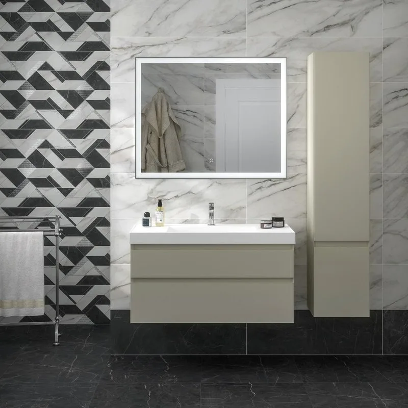 Шкаф-пенал для ванной KERAMA MARAZZI Cubo 165 R лимо матовый Sancos — официальный сайт