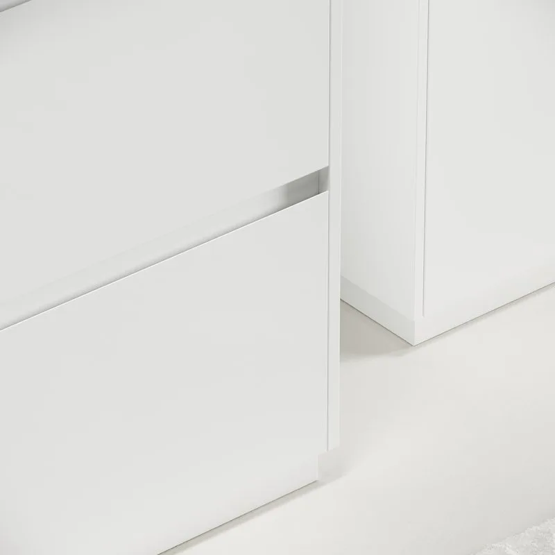 Тумба с раковиной Sancos Libra Floor 60 белый глянец, черная раковина CN7001MB Sancos — официальный сайт