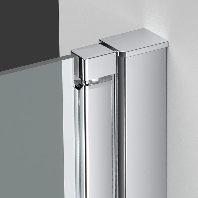 Душевая дверь в нишу Vincea Alpha VDP-3AL850CL 85 см, стекло прозрачное, хром Sancos — официальный сайт
