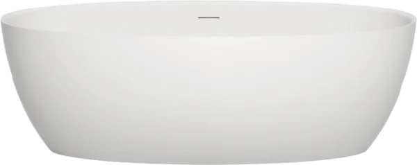 Ванна из искусственного камня Salini Alda S-Sense 160x70 см, отдельностоящая, белая, овальная, со сл Sancos — Оригинал