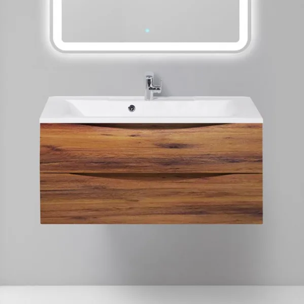 Тумба под раковину без столешницы BelBagno Marino 100 rovere ciliegio Sancos — Оригинал