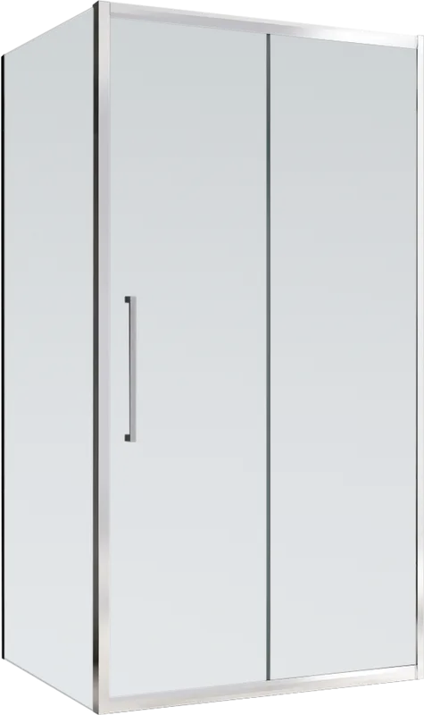 Душевой уголок Abber Schwarzer Diamant AG30170MH-S100M 170х100, профиль хром, стекло матовое Sancos — официальный сайт