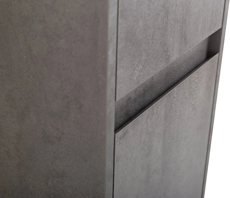 Шкаф-пенал для ванной BelBagno Kraft L cemento grigio Sancos — официальный сайт