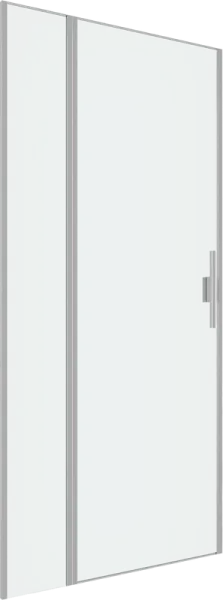 Душевая дверь в нишу Allen Brau Priority 3.31026.BA 90 см, профиль серебро браш, стекло прозрачное O Sancos — Оригинал