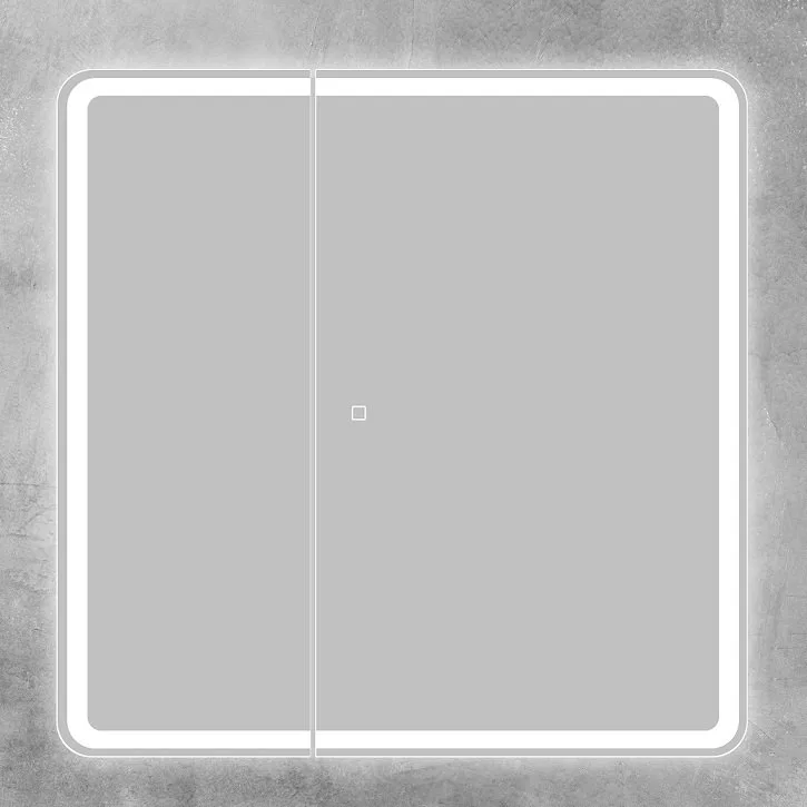 Зеркало-шкаф BelBagno Marino SPC-MAR-800/800-2A-LED-TCH с подсветкой Sancos — официальный сайт