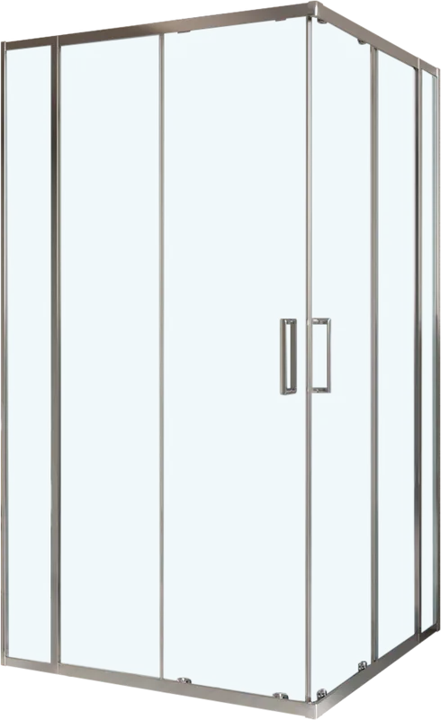 Душевой уголок BelBagno Luce A-22-80+30-C-Cr профиль хром, стекло прозрачное Sancos — официальный сайт