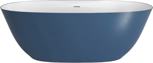 Ванна из искусственного камня Plumberia Selection Veloma 160x70 см, отдельностоящая, биколор матовый Sancos — Оригинал