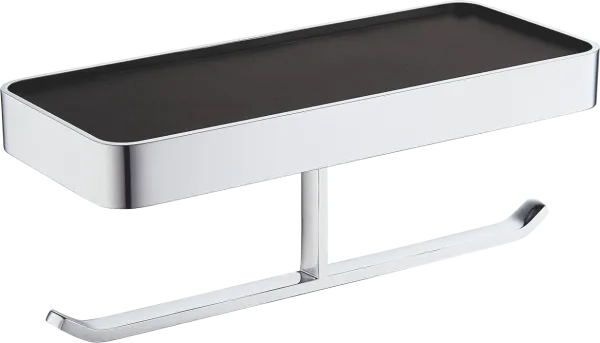 Держатель туалетной бумаги Wonzon & Woghand WW-8356A хром, с полкой Sancos — Оригинал
