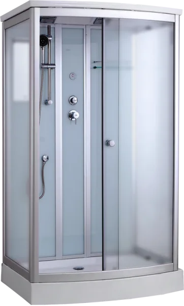 Душевая кабина Timo Standart T-6615SF Silver Fabric с низким поддоном, профиль хром Sancos — Оригинал