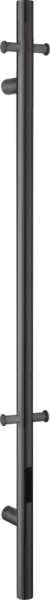 Полотенцесушитель электрический Boheme Uno 726-B 150x12, black Sancos — Оригинал