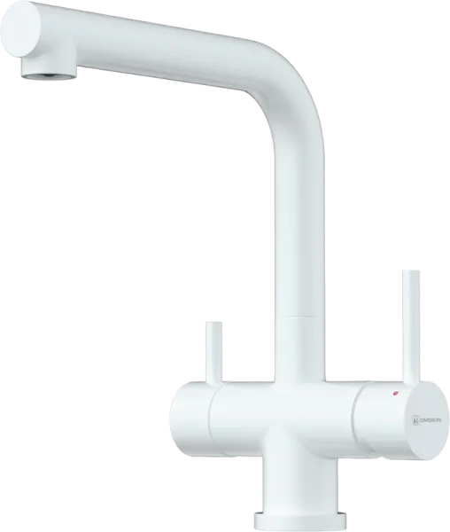 Смеситель для кухни Omoikiri Takamatsu-S PW pure white Sancos — Оригинал