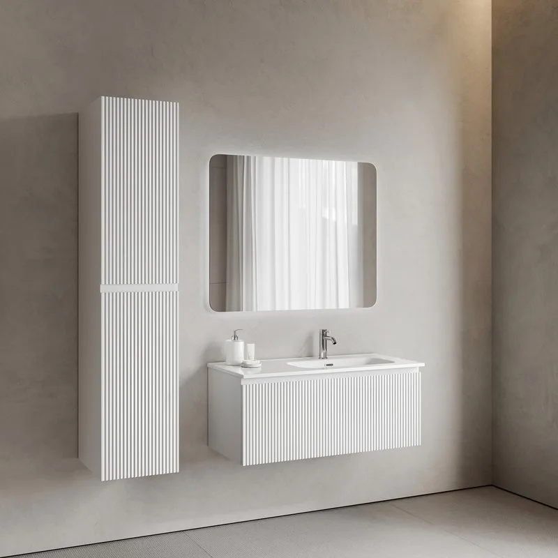 Тумба под раковину Sancos Snob R 1.0 100 подвесная Bianco (белый), SNR1.0100RW Sancos — официальный сайт
