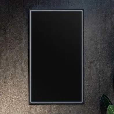 Зеркало Art&Max Aversa 70х120 черное, с LED-подсветкой, 6000К Sancos — Оригинал
