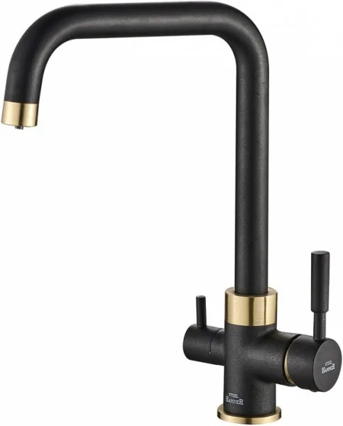 Смеситель для кухни Steel Hammer SH 715 BLACK BR Sancos — Оригинал