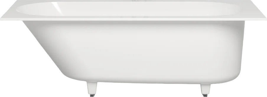 Ванна из искусственного камня Salini Ornella S-Sense 160x70 см, встраиваемая, белая, на ножках Sancos — официальный сайт