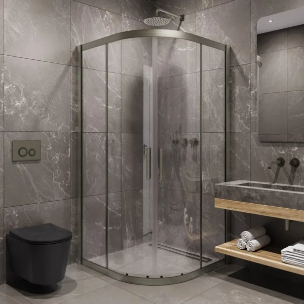 Душевой уголок Timo TPSS-100/13C-8 100x100 см, профиль никель, стекло прозрачное Sancos — Оригинал