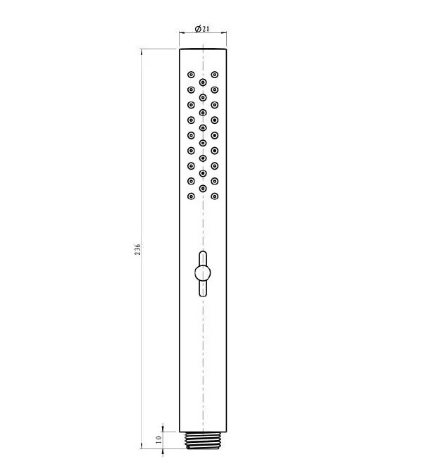 Душевая лейка Splendy Sense V SV21728C4NB брашированный никель Sancos — официальный сайт