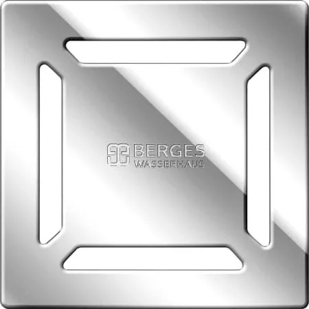 Душевой трап Berges Platz Norma 091059, 15x15 см, хром Sancos — официальный сайт