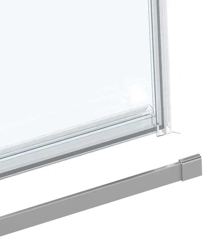 Душевая дверь в нишу Vincea Como Soft VDS-1CS150CL 150 см профиль хром Sancos — официальный сайт