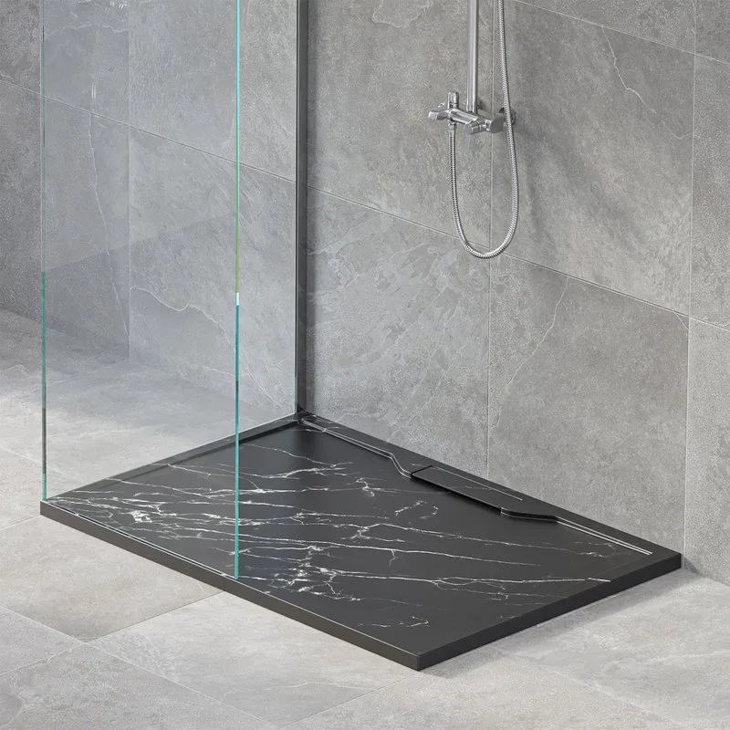 Поддон для душа RGW Stone Tray STE MB 100x80, черный мрамор Sancos — официальный сайт
