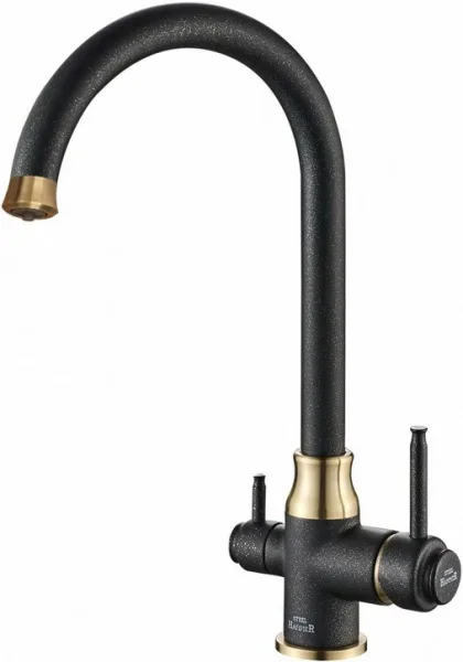 Смеситель для кухни Steel Hammer SH 763 BLACK BR Sancos — Оригинал