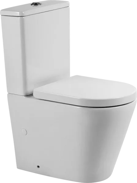 Унитаз-компакт напольный BelBagno Flay-r BB2149CP-TOR BB105SC с микролифтом, безободковый, белый Sancos — Оригинал