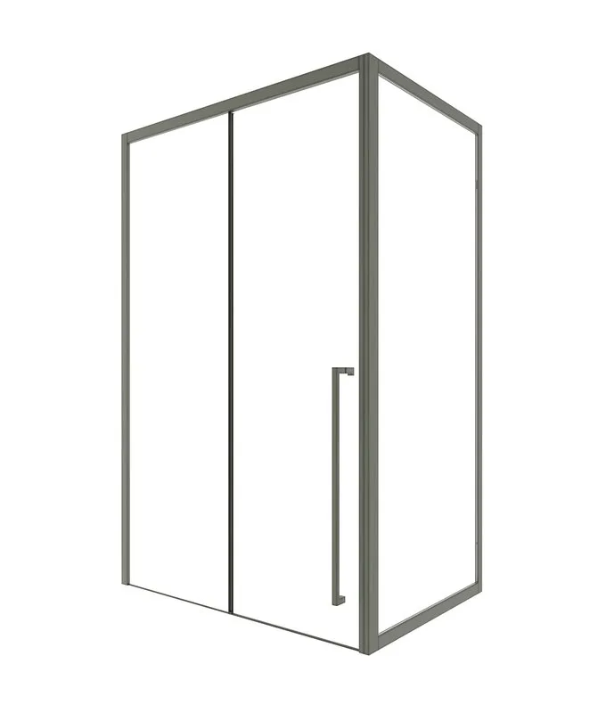 Душевой уголок Timo TDSS-120/13C-8R + TSS-900/13C-8 120x90 см, профиль никель, стекло прозрачное Sancos — официальный сайт