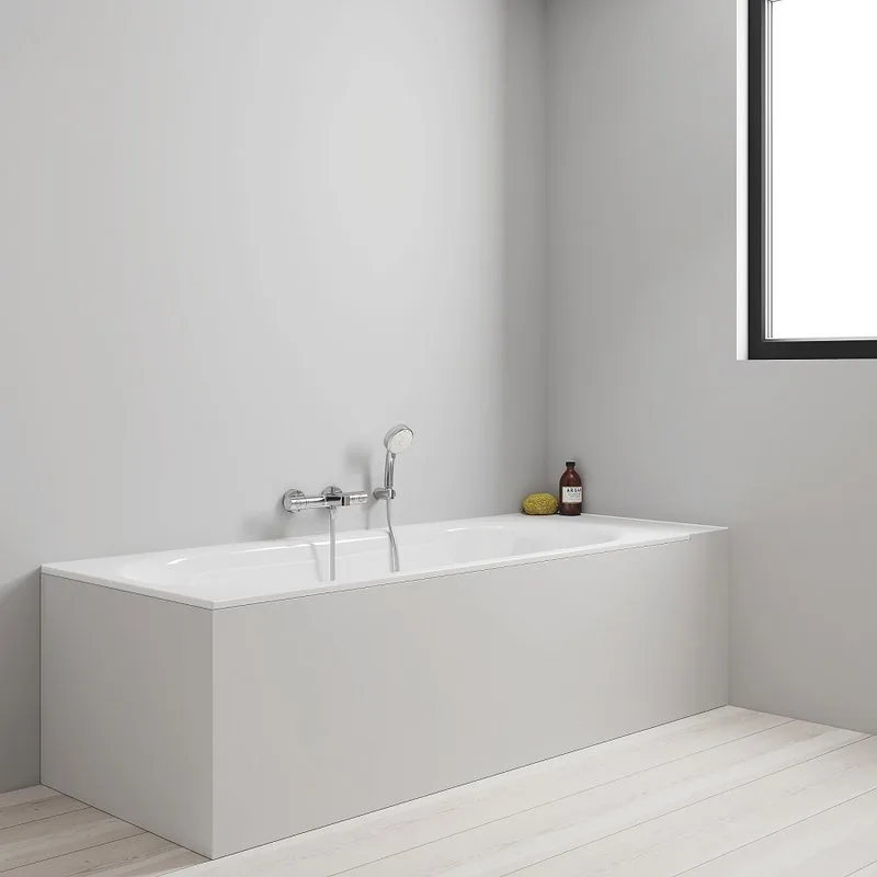 Термостатический смеситель Grohe Grohtherm 800 Cosmopolitan 34766000, для ванны с душем Sancos — официальный сайт