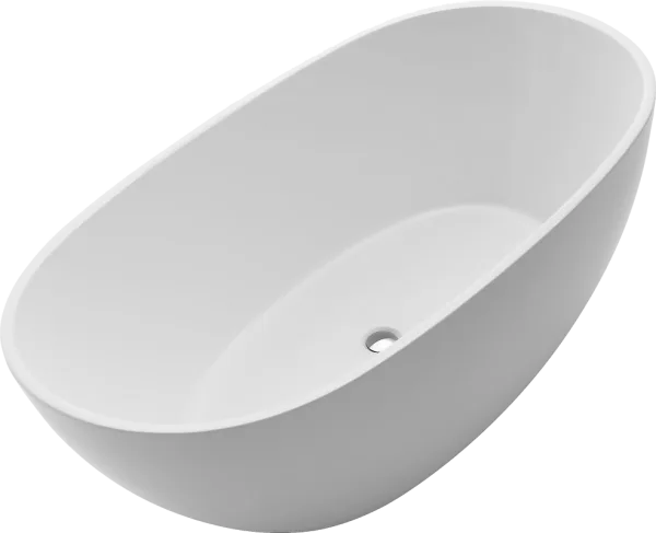 Акриловая ванна BelBagno BB80-1700-W0 170x85 см, отдельностоящая, белая, овальная, на ножках Sancos — Оригинал