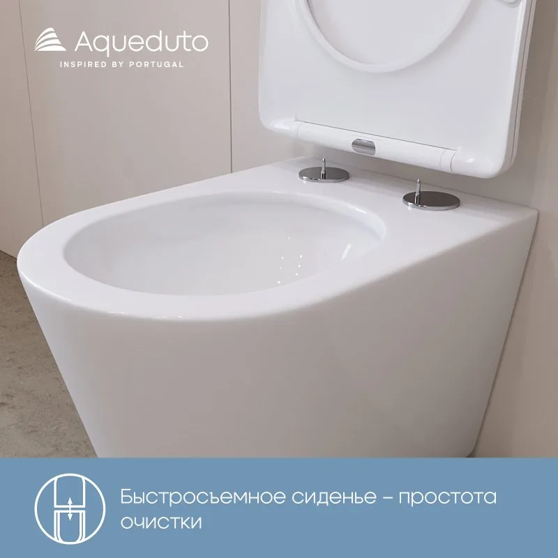 Унитаз подвесной Aqueduto Cone Plus CONT0220 Sancos — официальный сайт