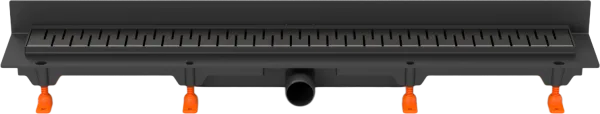 Душевой трап (лоток) MCH Chudej Medium CH850MC2 85 см, матовый черный Sancos — Оригинал