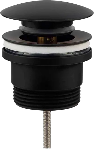 Донный клапан для раковины Clever Leo 60702, черный Sancos — Оригинал