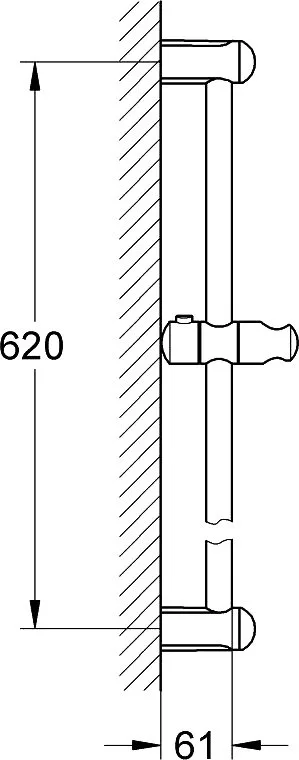 Душевая штанга Grohe Tempesta New 27523000 Sancos — официальный сайт
