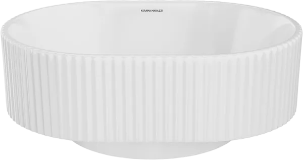 Накладная раковина KERAMA MARAZZI Vento 50 белая глянцевая Sancos — Оригинал