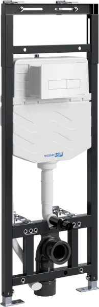 Система инсталляции для унитазов Wasserkraft Alme 15TLT.010.ME.WH03, с кнопкой смыва белой Sancos — Оригинал