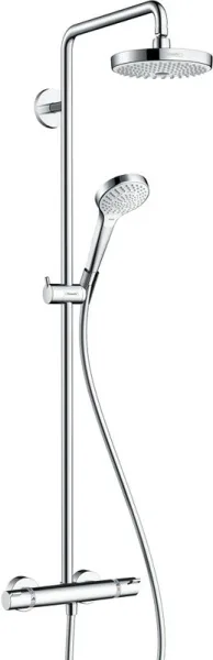 Душевая стойка Hansgrohe Croma 2jet Select S 180 27253400, с термостатом Sancos — Оригинал