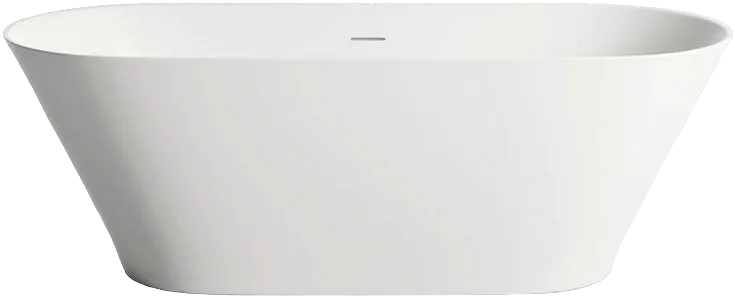 Ванна из искусственного камня Salini Mona S-Sense 170x70 см, отдельностоящая, белая, овальная, с дон Sancos — официальный сайт
