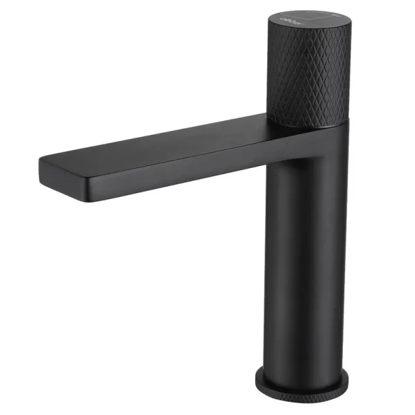 Смеситель для раковины Abber Rund AF8710B, матовый черный Sancos — Оригинал