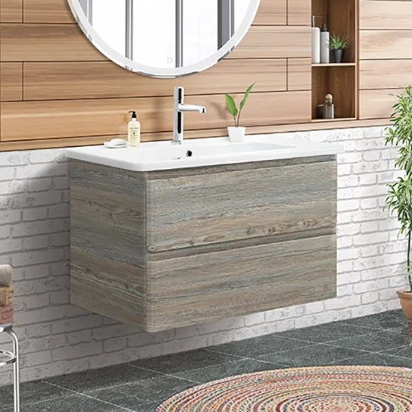 Тумба под раковину без столешницы BelBagno Albano-Cer 80 подвесная, pino scania Sancos — Оригинал